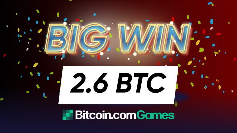 2 btc win new article notext 768x432 1 Cowboy Maverick Johnny Cash Mines 2.6 BTC Jackpot in Gold Rush at Bitcoin.com’s Crypto Casino