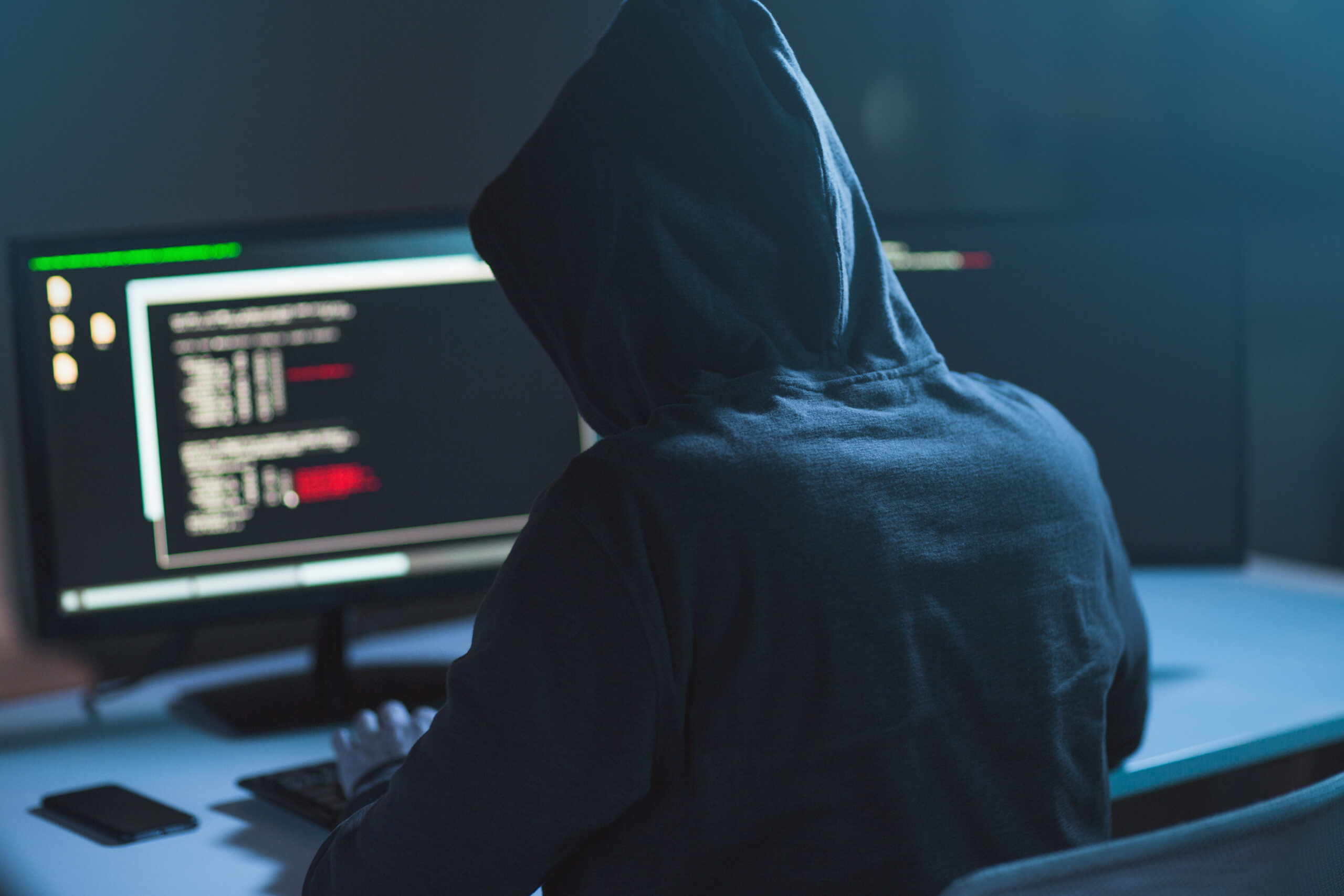 hacker on computer dark room scaled 1 Crypto market maker Wintermute hacked with over $160M stolen