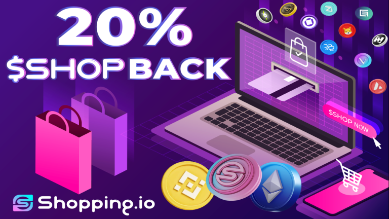 unnamed 1 768x432 1 Crypto E-Commerce – Shopping․io Introduces $SHOP Back